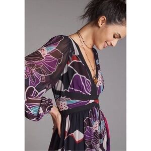 Anthropologie - Let Me Be Floral Midi Dress